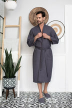 Waffle Bathrobe for Men