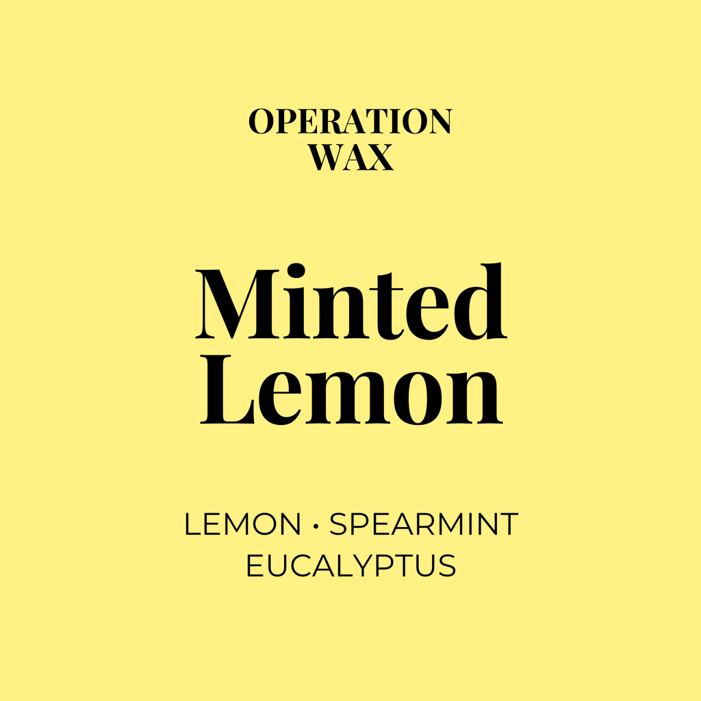 Minted Lemon Scented Candle