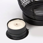 Enchanted Mushroom Wire Candle Holder – Rustic Metal Lantern