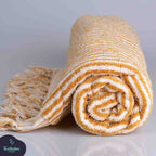 100% Organic Cotton Striped Bath Towel