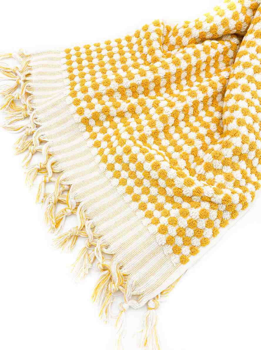Turkish Cotton Pom Pom Hand Towel