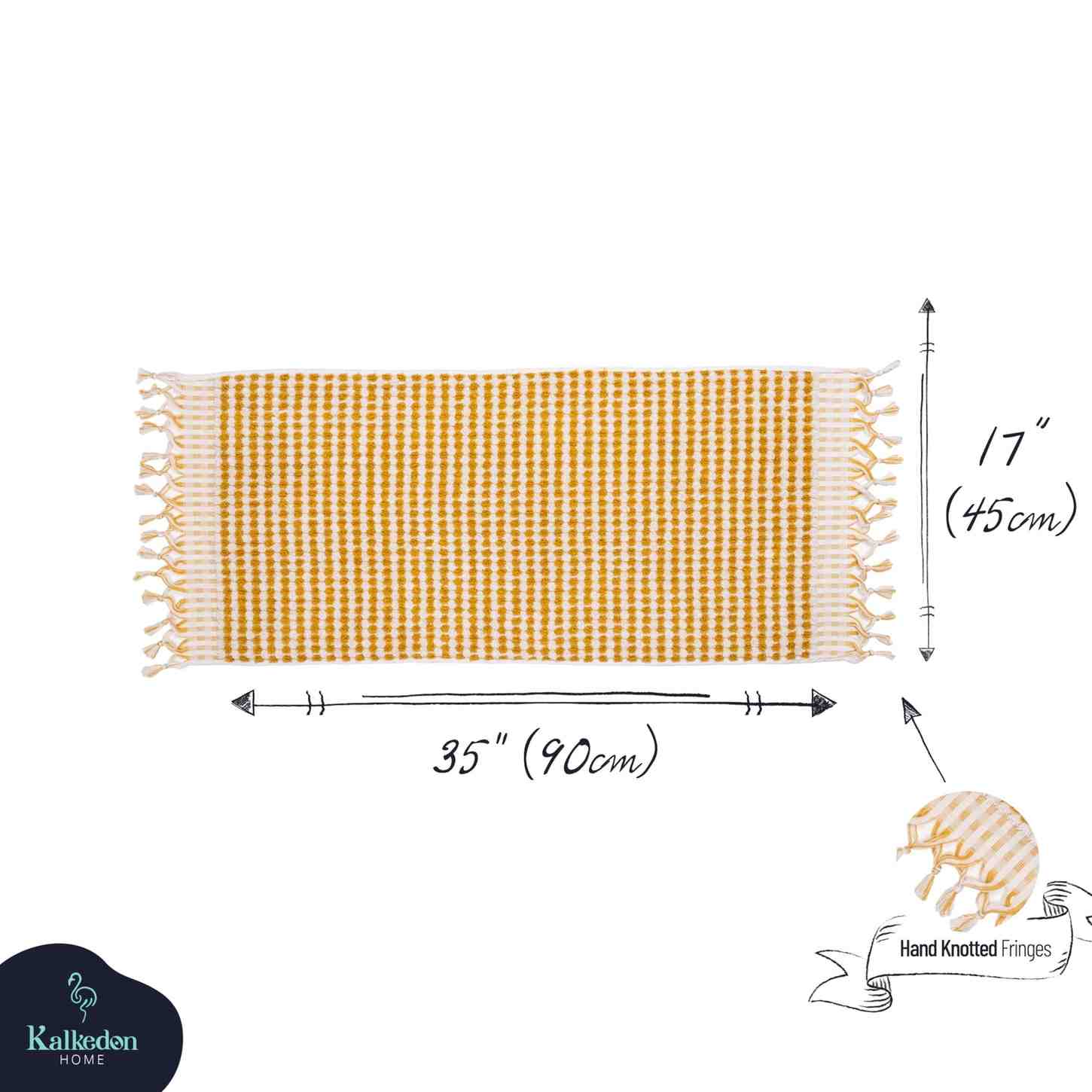Turkish Cotton Pom Pom Hand Towel