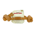 Huggle-Hide® Natural Leather Bone Dog Toy, 3 Pack