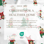 Turkish Cotton Christmas Flannel Sheet - Whittaker Collection