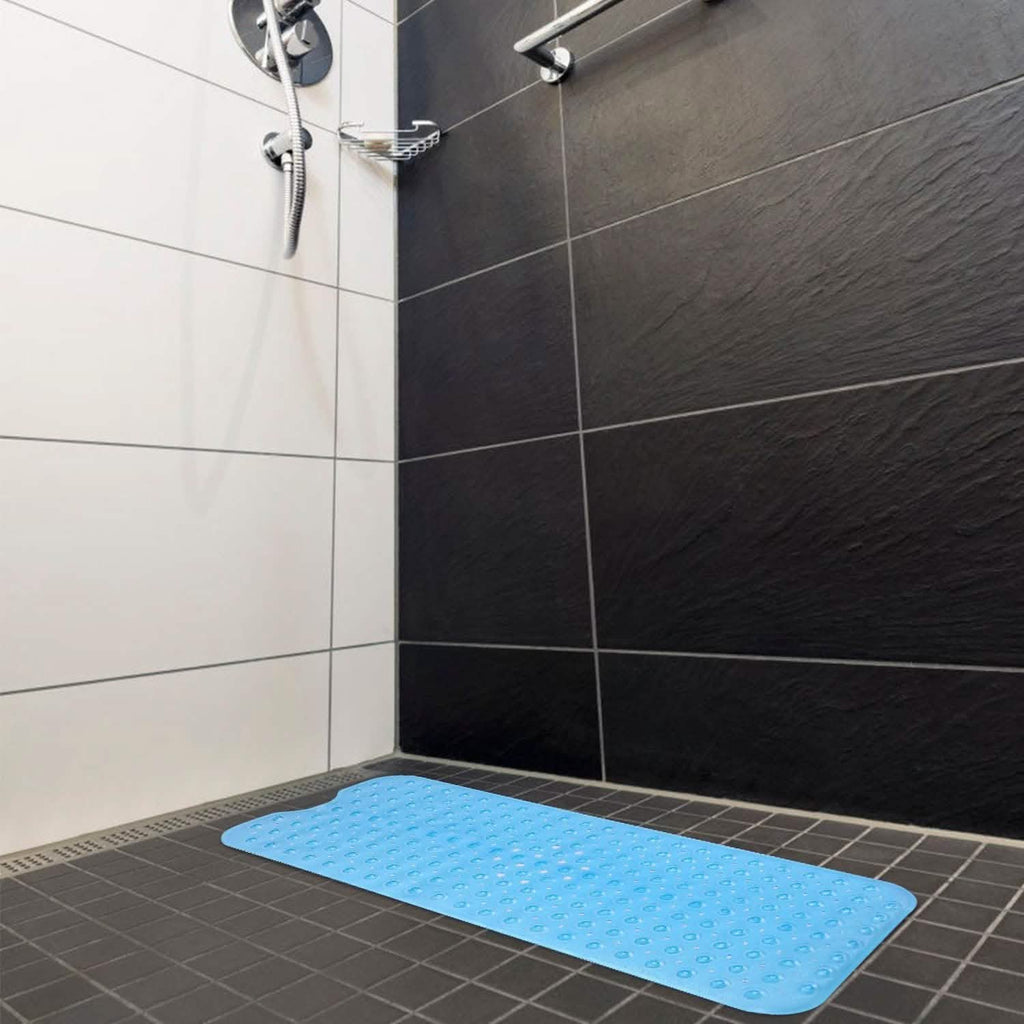 Non Slip Shower Mat Tub Mat Massage Anti-Bacterial with Suction Cups Various Colors