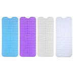 Non Slip Shower Mat Tub Mat Massage Anti-Bacterial with Suction Cups Various Colors