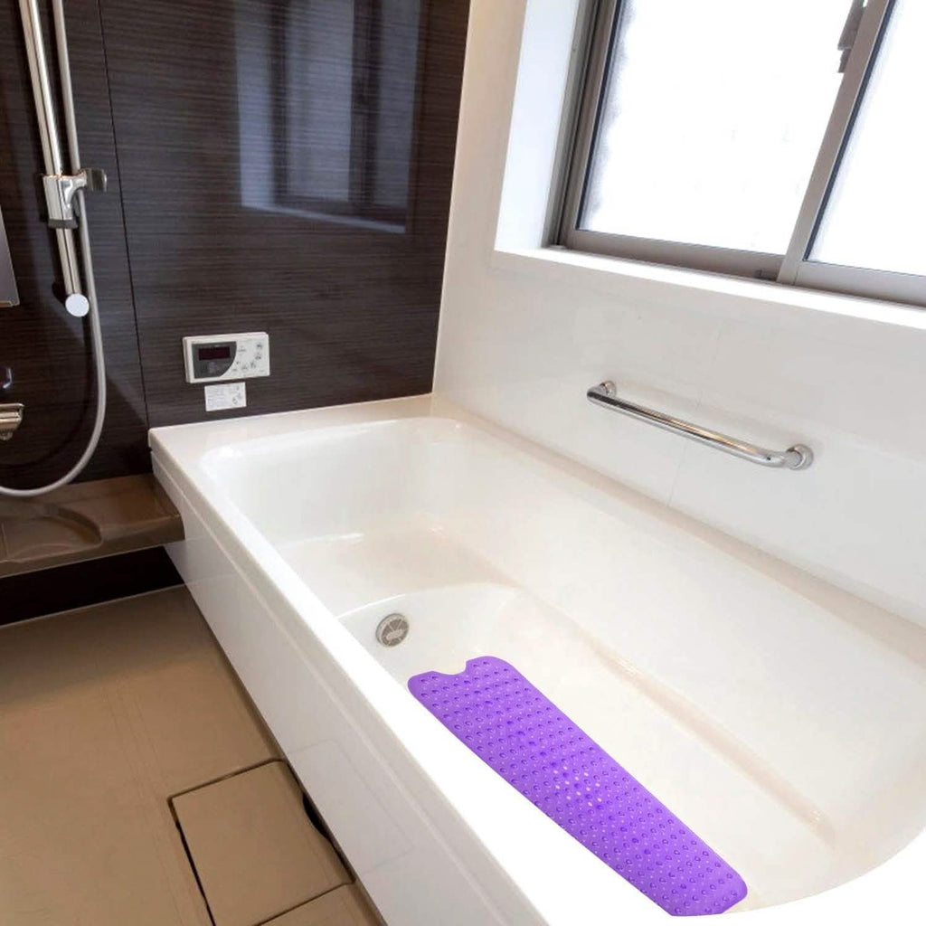 Non Slip Shower Mat Tub Mat Massage Anti-Bacterial with Suction Cups Various Colors