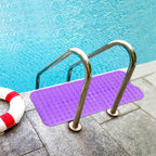 Non Slip Shower Mat Tub Mat Massage Anti-Bacterial with Suction Cups Various Colors