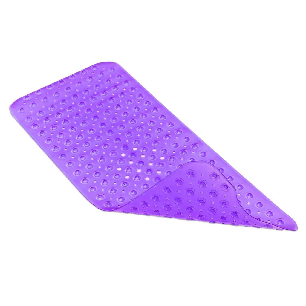 Non Slip Shower Mat Tub Mat Massage Anti-Bacterial with Suction Cups Various Colors