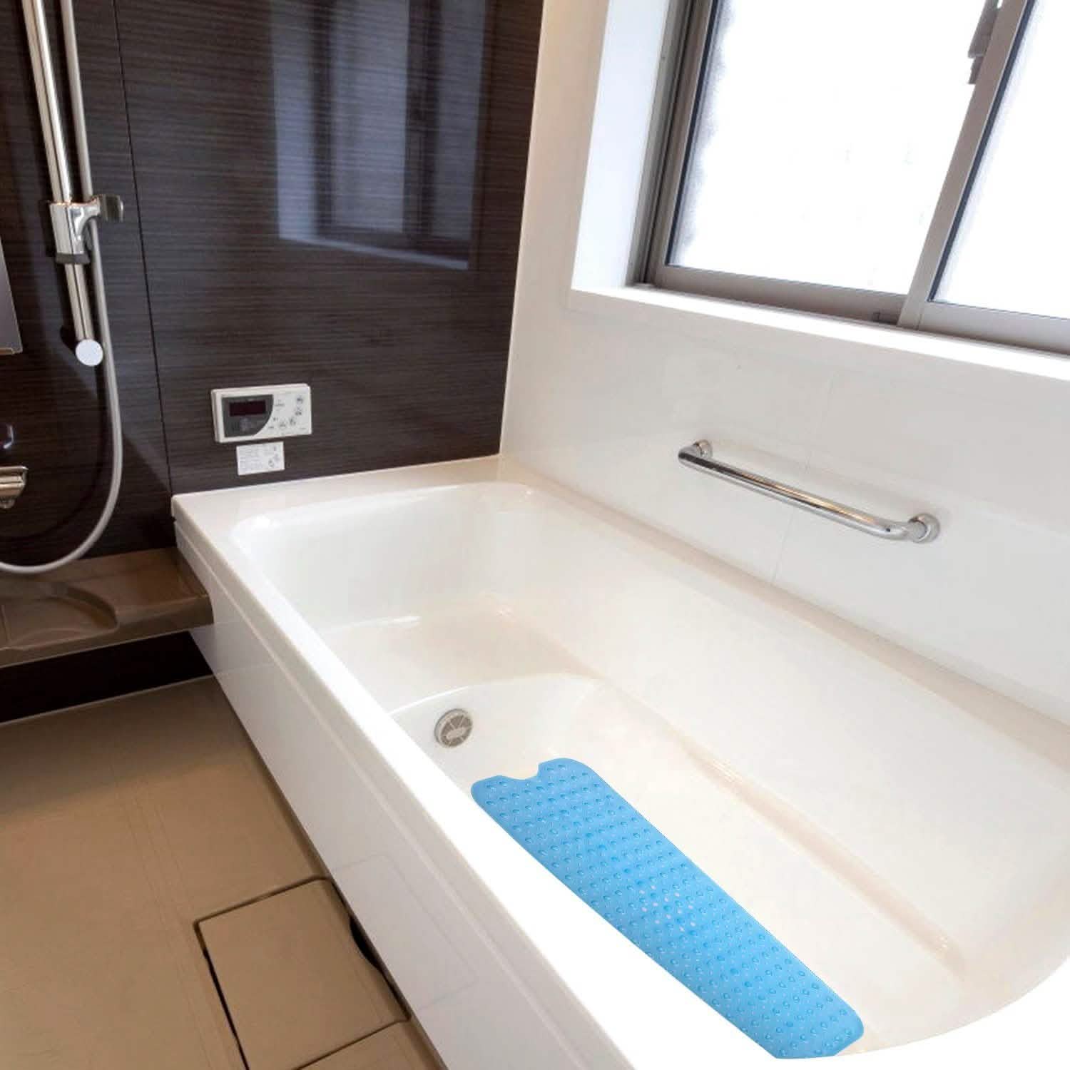 Non Slip Shower Mat Tub Mat Massage Anti-Bacterial with Suction Cups Various Colors