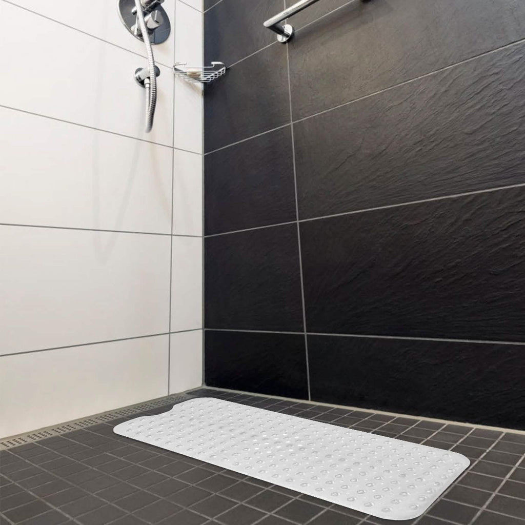 Non Slip Shower Mat Tub Mat Massage Anti-Bacterial with Suction Cups Various Colors