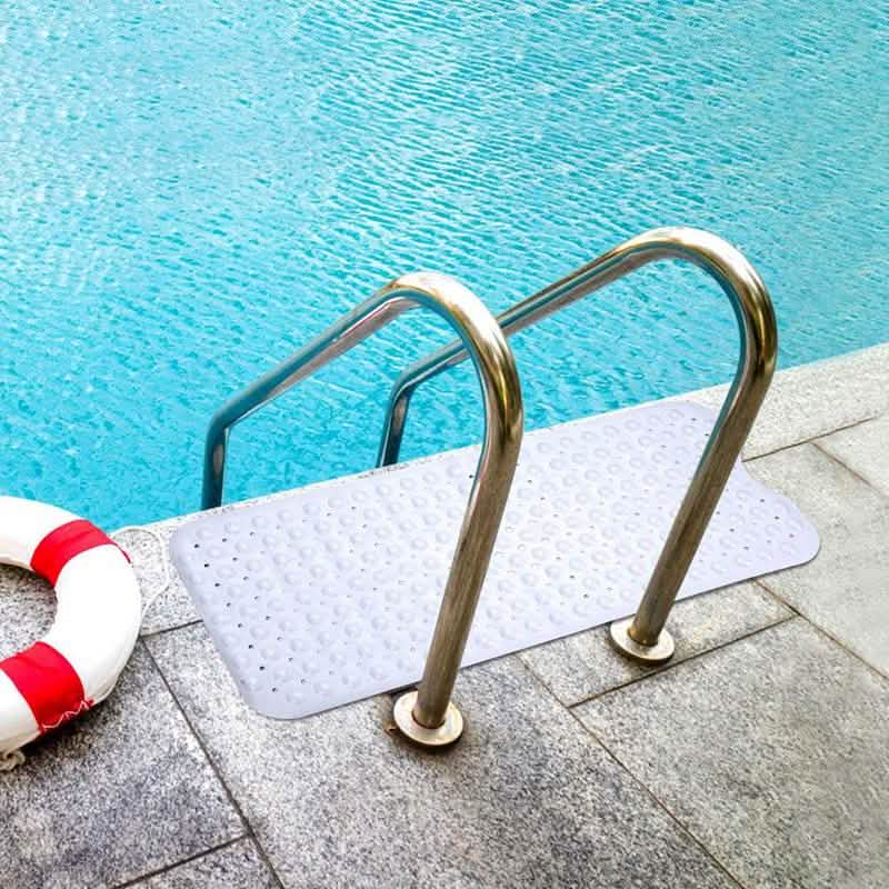Non Slip Shower Mat Tub Mat Massage Anti-Bacterial with Suction Cups Various Colors