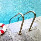 Non Slip Shower Mat Tub Mat Massage Anti-Bacterial with Suction Cups Various Colors