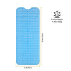 Non Slip Shower Mat Tub Mat Massage Anti-Bacterial with Suction Cups Various Colors