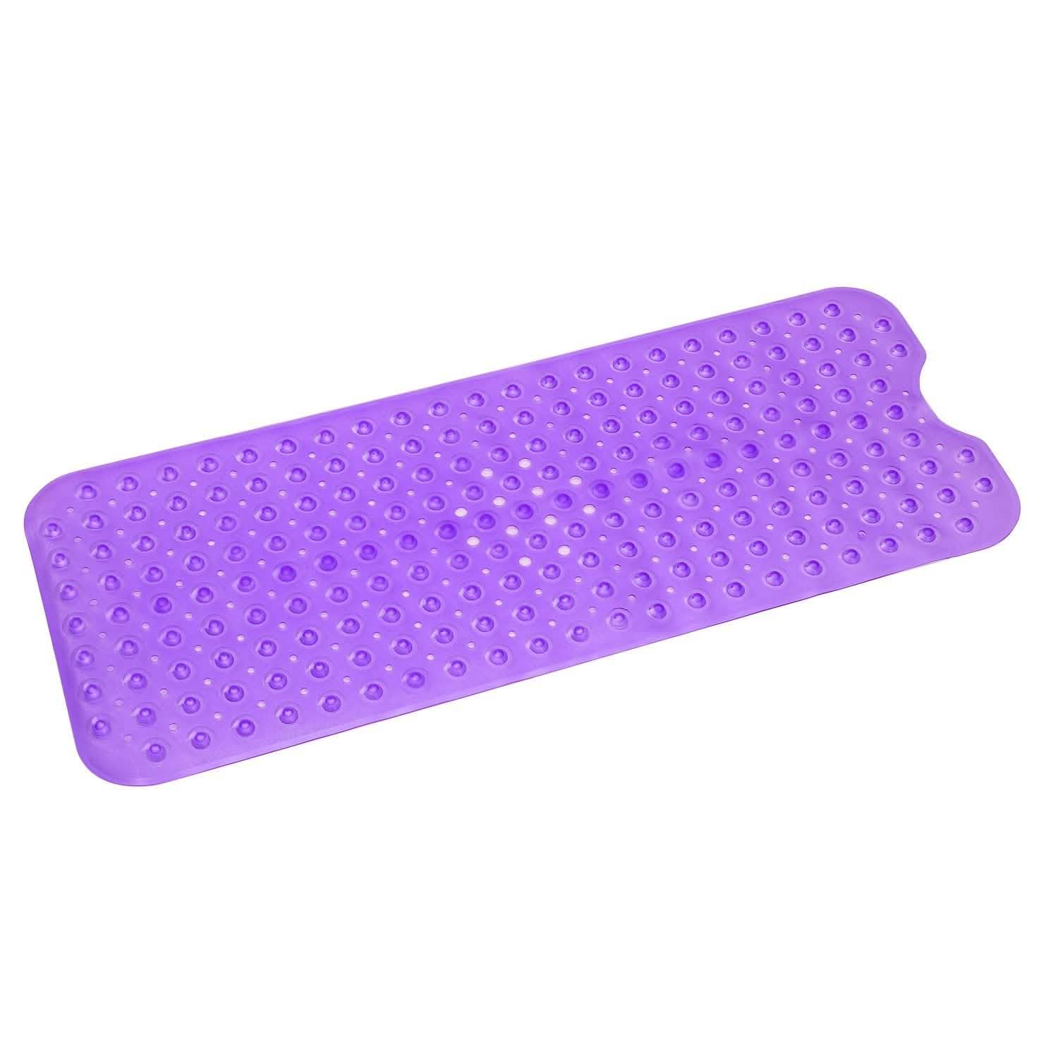 Non Slip Shower Mat Tub Mat Massage Anti-Bacterial with Suction Cups Various Colors