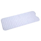 Non Slip Shower Mat Tub Mat Massage Anti-Bacterial with Suction Cups Various Colors