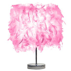 Novelty Feather Night Light Remote Fairy Copper Lamp for Home Living Room Bedroom Bedside Backlight Party Wedding Decoration Cute Study Lamps for Bedroom Décor