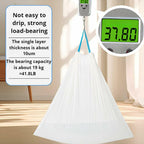RatnaKetu 4 Gallon Drawstring Trash Bags Thick Strong Unscented 80 Count