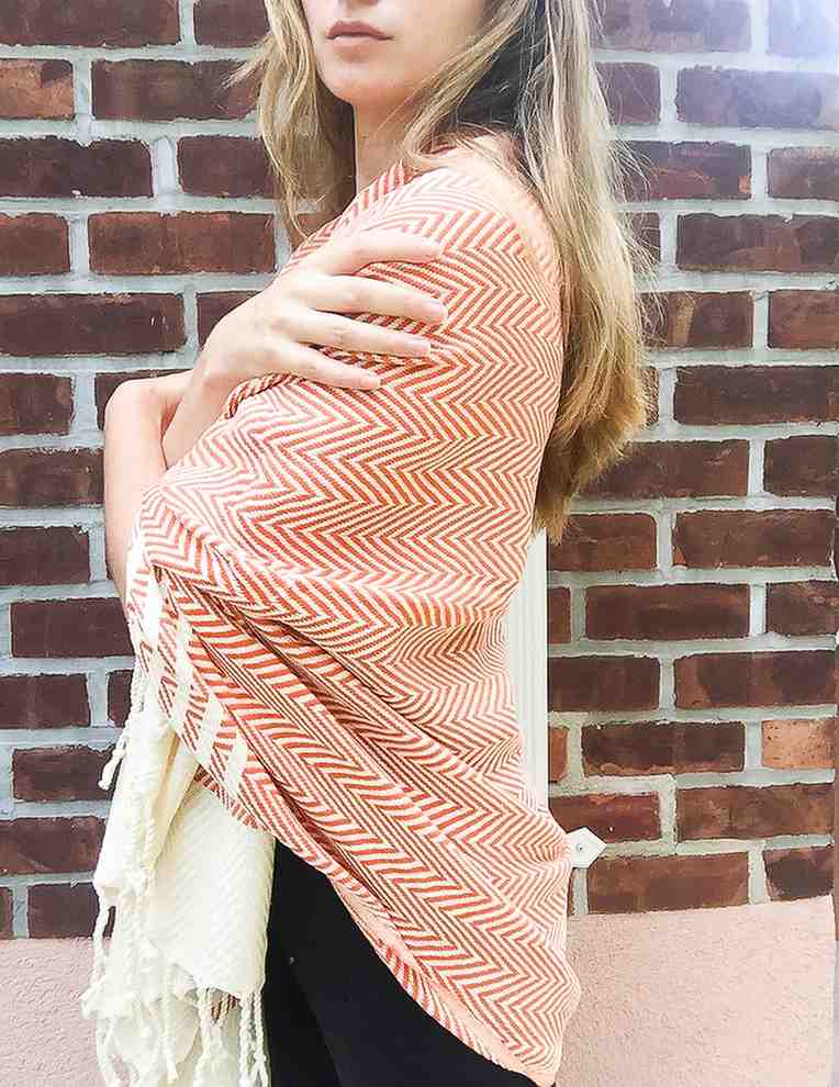 Herringbone 100% Turkish Cotton Beach & Bath Towel