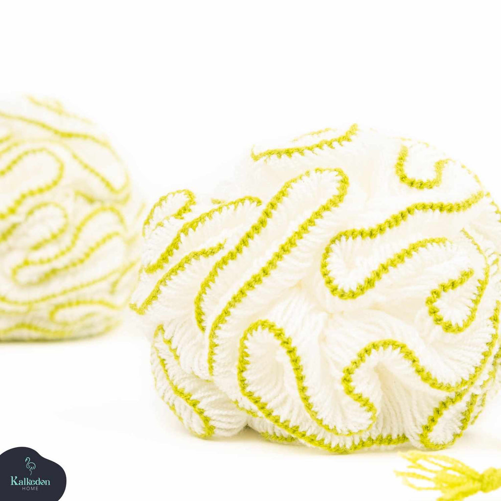 Organic Cotton Shower Pouf