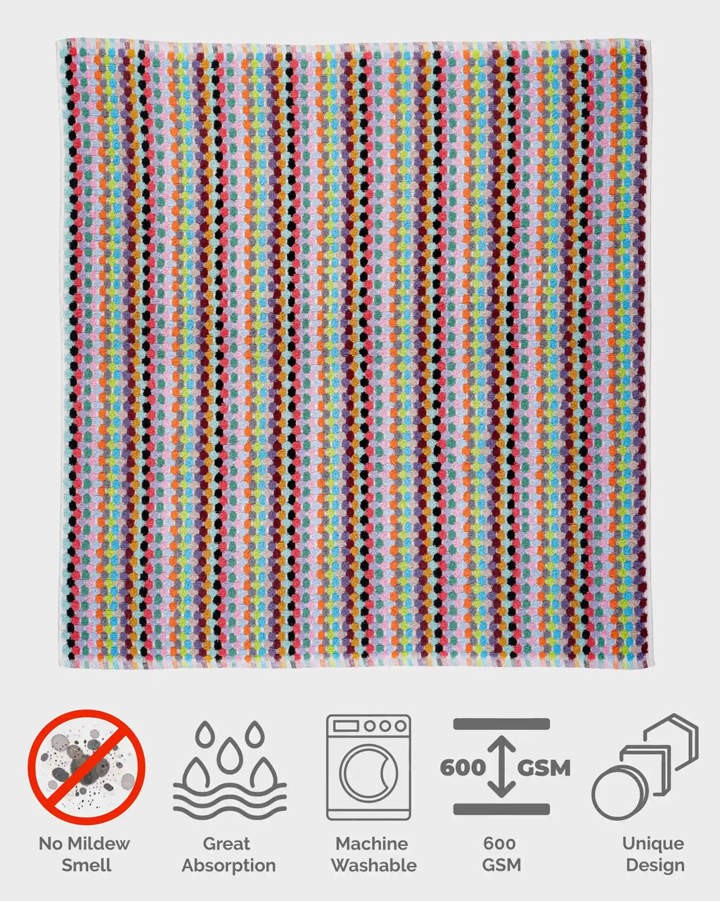 Turkish Cotton Pom Pom Bath Mat