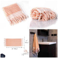 Turkish Cotton Pom Pom Hand Towel