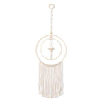 Handmade Wall Art Home Wall Decor Woven Hanging Tapestry Tassel Wind Chimes Wall Hanging Ornaments  Hand Macrame Wall  For Wall Wedding Living Room Gallery Patio Apartment Yard Decor