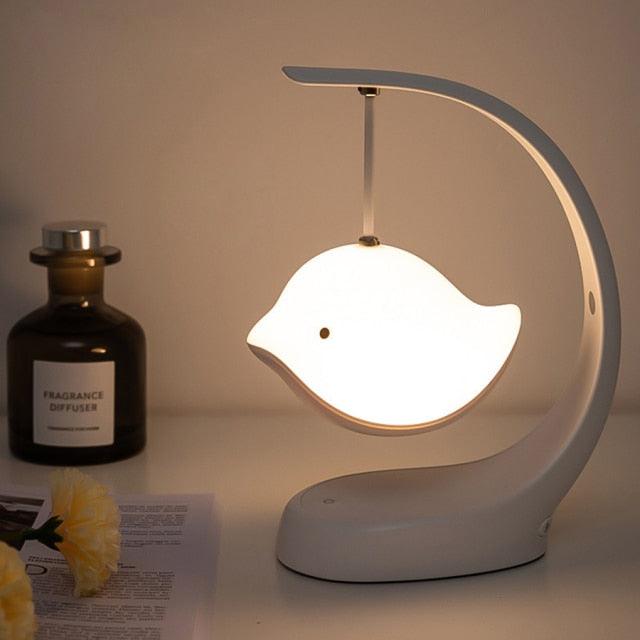 Smart Bluetooth-Compatible Music LED Night Light & Speaker Touch Control USB Rechargeable