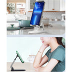 Q7 Cell Phone Desk Stand – Foldable, Strong, and Portable