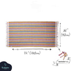 Turkish Cotton Pom Pom Bath Towel