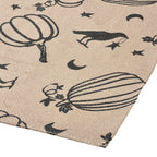Raven & Pumpkin Gothic Fall Area Rug