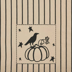 Midnight Harvest Pumpkin & Raven Kitchen Towel Collection | Set of 3 Cotton Towels