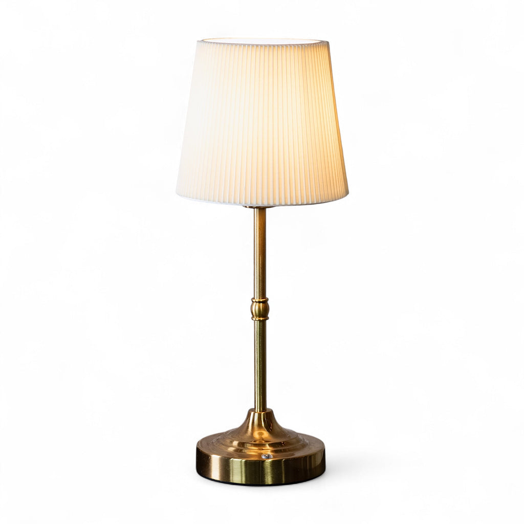 Rechargeable Touch-Control Gold LED Lamp