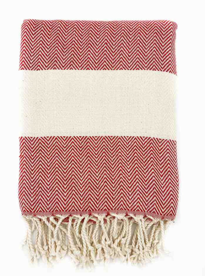 Herringbone 100% Turkish Cotton Beach & Bath Towel