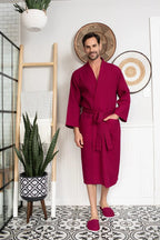 Waffle Bathrobe for Men