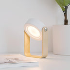 Retractable Bedroom Bedside Reading Light Folding Led Desk Lamp Wooden Handle Portable Lantern Light For Camping Emergency Lamps Decorative Table Lamp Cute Study Lamps for Bedroom Décor