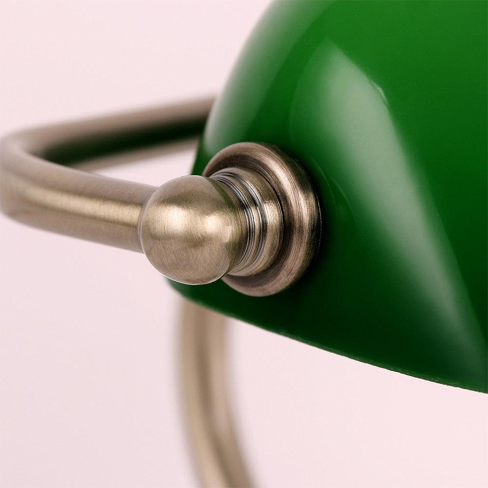 Retro Vintage European Banker's LED Desk Lamp