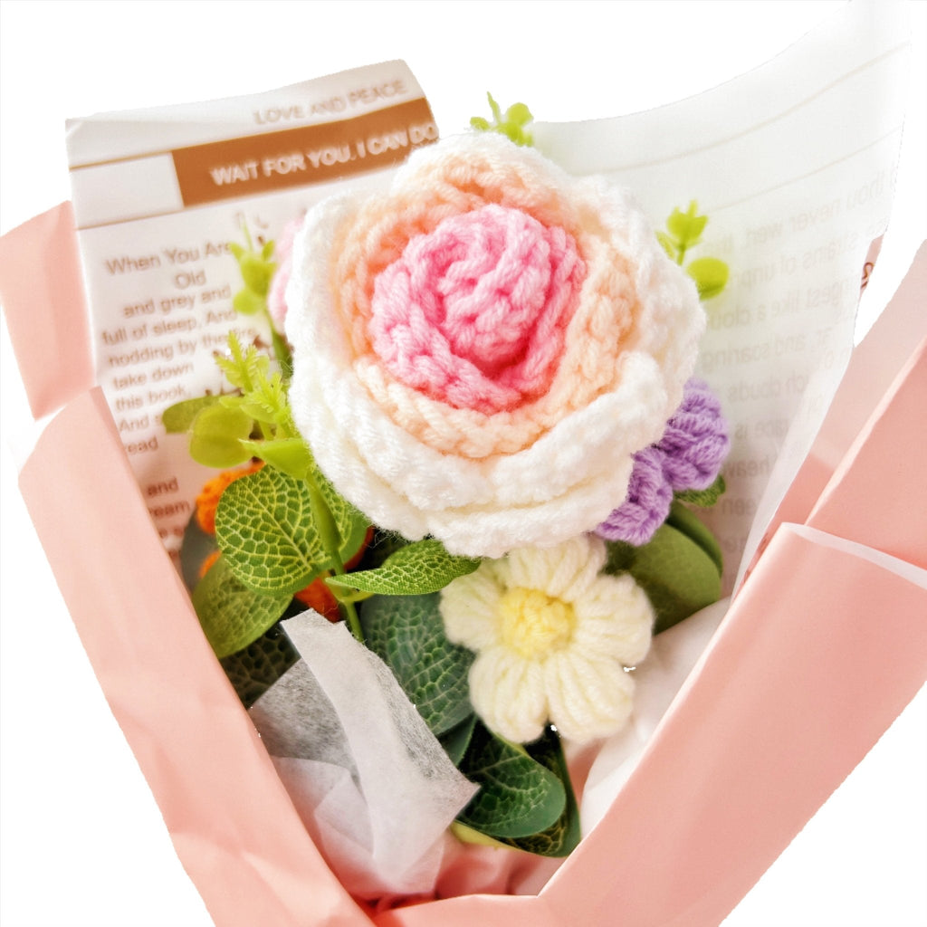 Rose Crochet Bouquet Lovely, Lasting Gift for Any Occasion