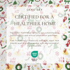 Turkish Cotton Christmas Flannel Sheet - Whittaker Collection