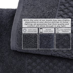 Cotton Diamond Waffle Weave Bath Towel Set - Grayson Collection