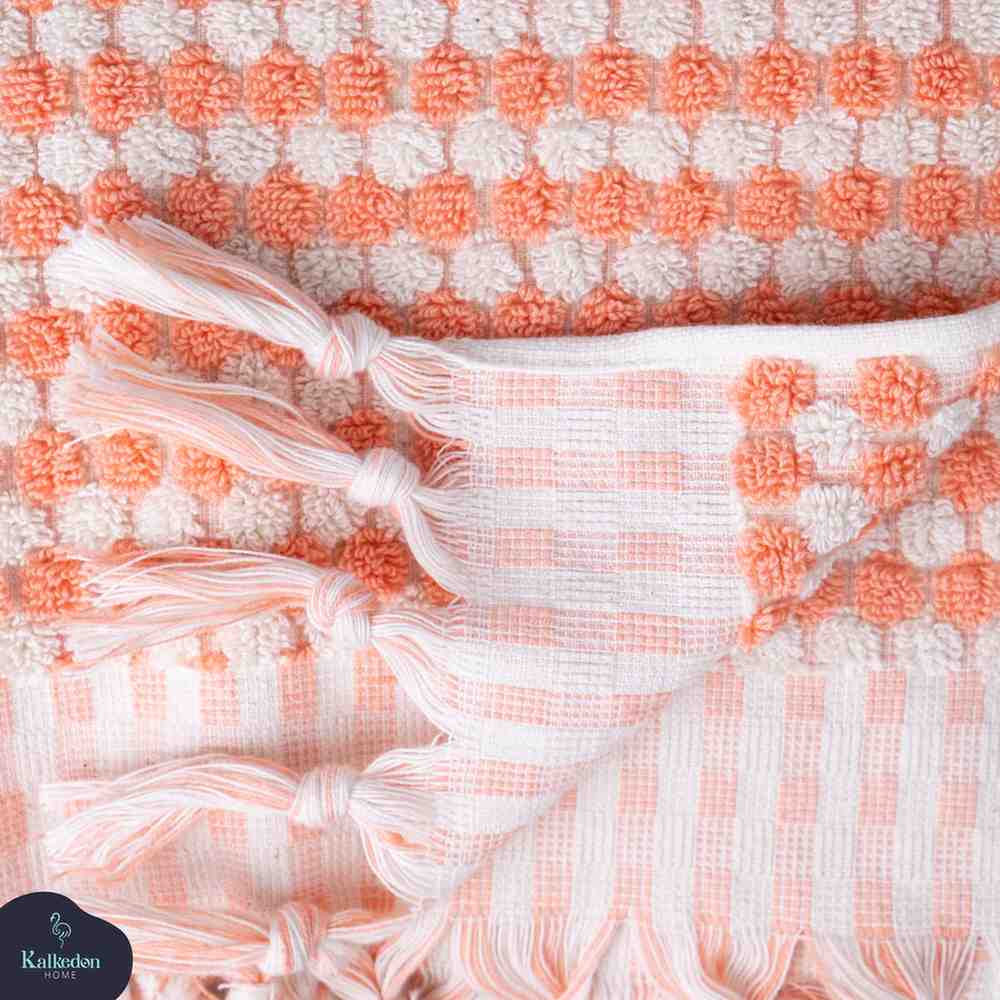 Turkish Cotton Pom Pom Hand Towel