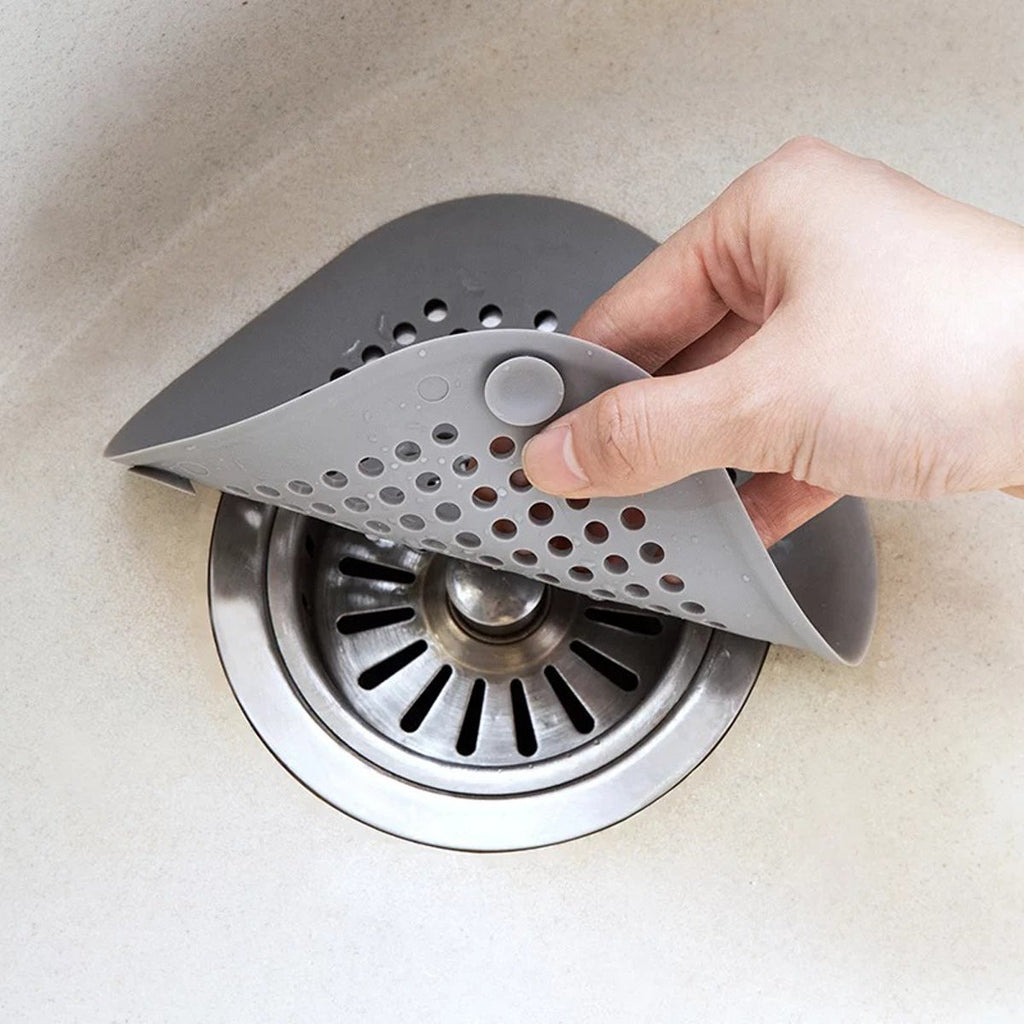 Square Silicone Sink Strainer with Suction