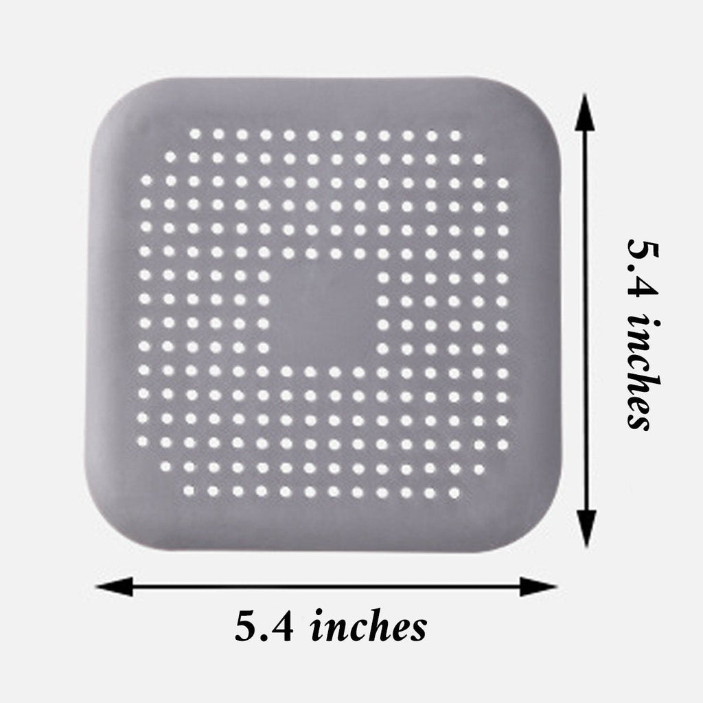 Square Silicone Sink Strainer with Suction