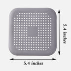 Square Silicone Sink Strainer with Suction
