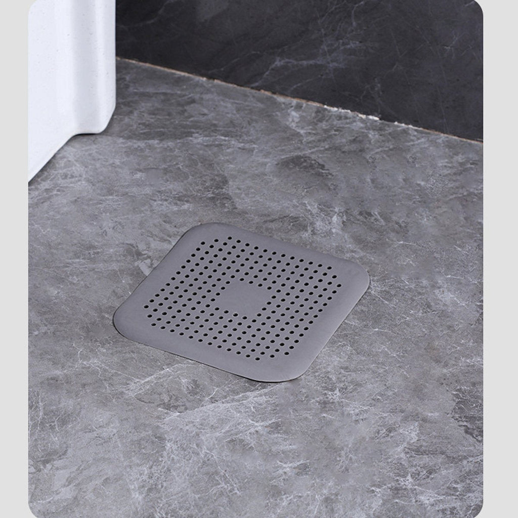 Square Silicone Sink Strainer with Suction