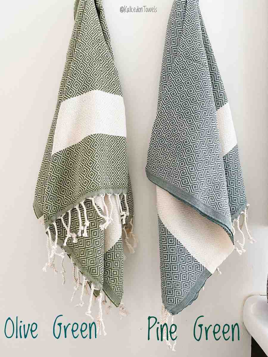Diamond 100% Turkish Cotton Hand Towel for Bath and Kitchen