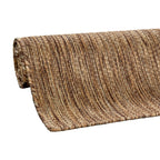 Solid Outdoor Rug for Patio or Balcony weatherproof in Mottled Brown Beige