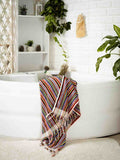 100% Organic Cotton Striped Bath Towel