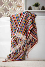 100% Organic Cotton Striped Bath Towel