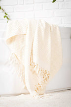 100% Organic Cotton Striped Bath Towel